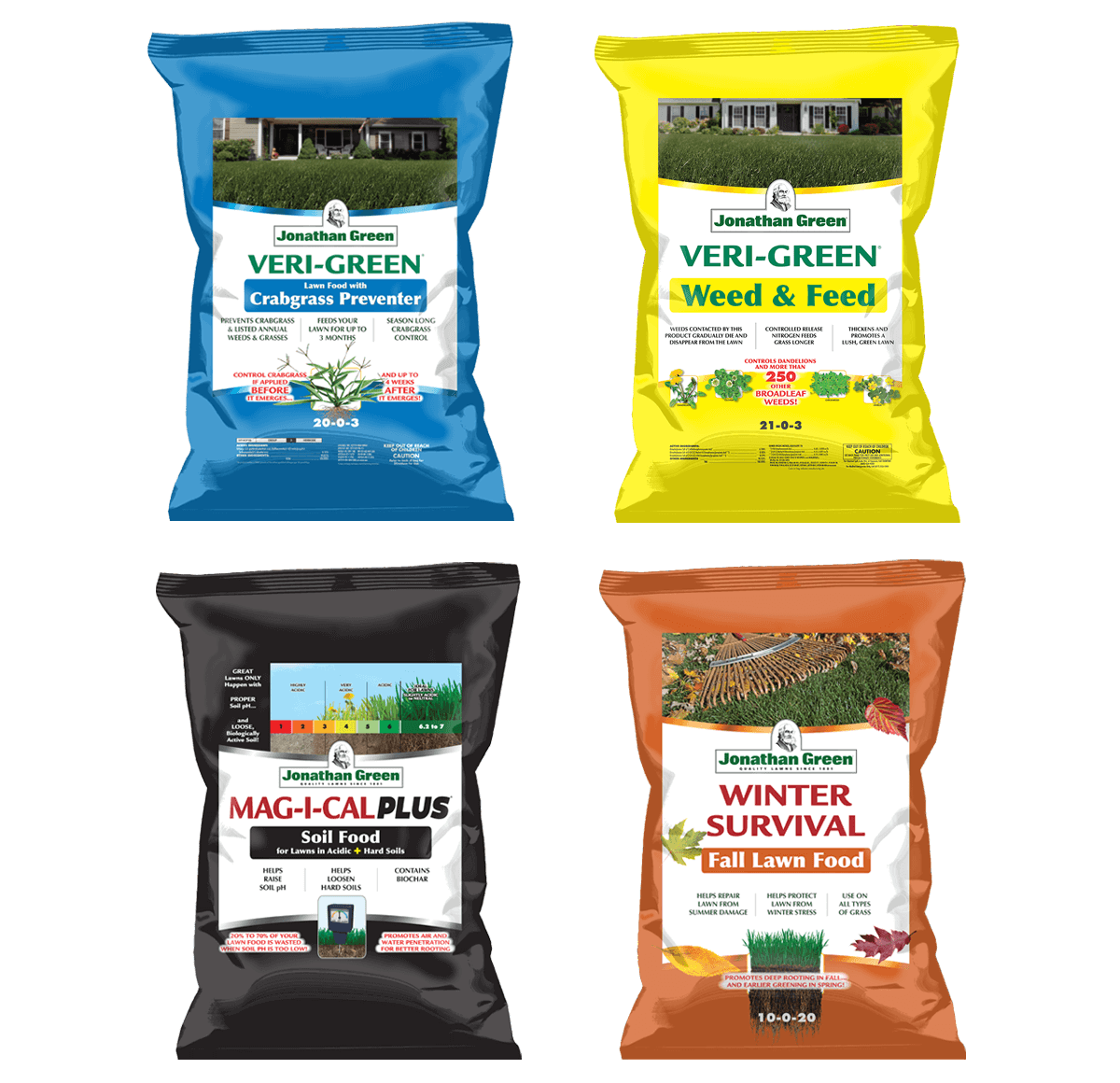 Jonathan Green Mag-I-Cal Plus Annual Program Lawn Fertilizer For All Grasses 5000 sq ft