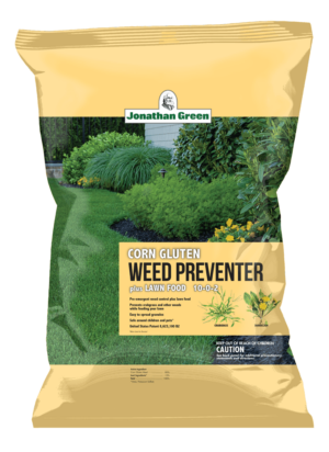 front_of_jonathan_green_corn_gluten_weed_preventer_bag