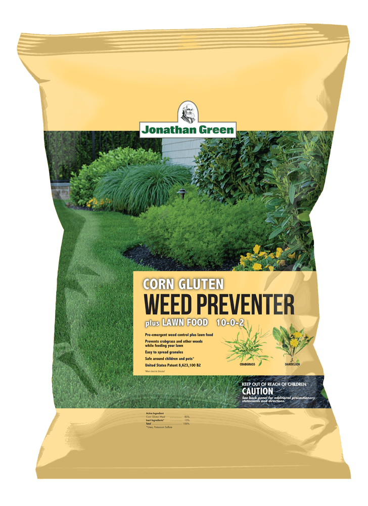 front_of_jonathan_green_corn_gluten_weed_preventer_bag