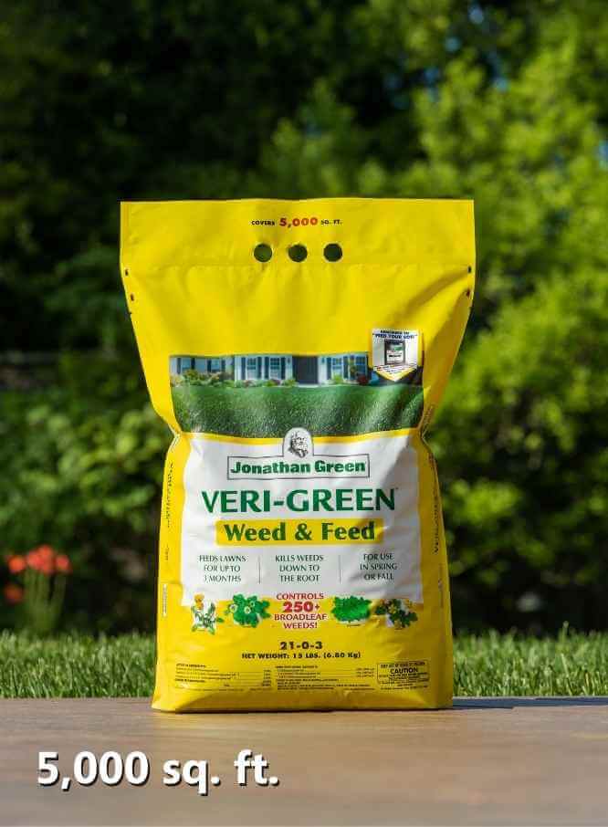VeriGreen Weed & Feed Lawn Fertilizer + Broadleaf Weed Control Jonathan Green