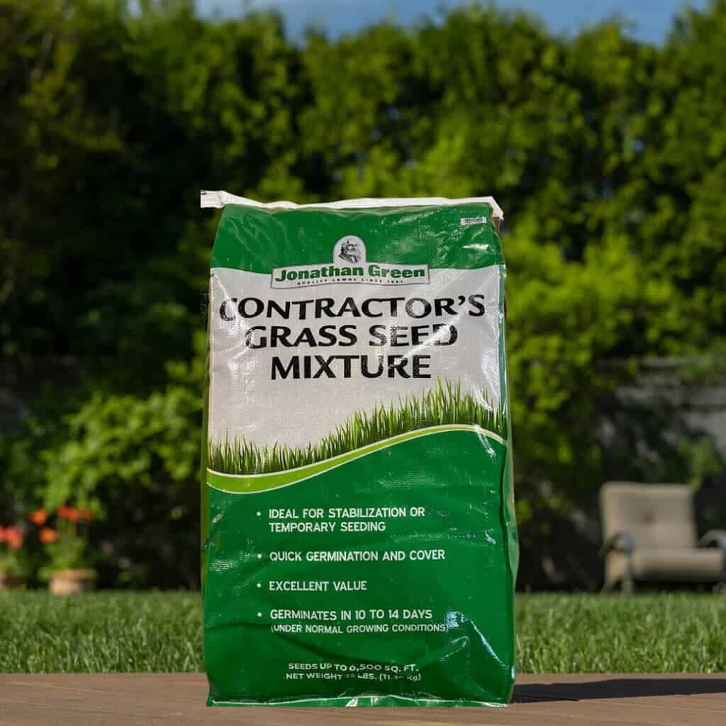 Contains Quick-Germinating Annual Ryegrass